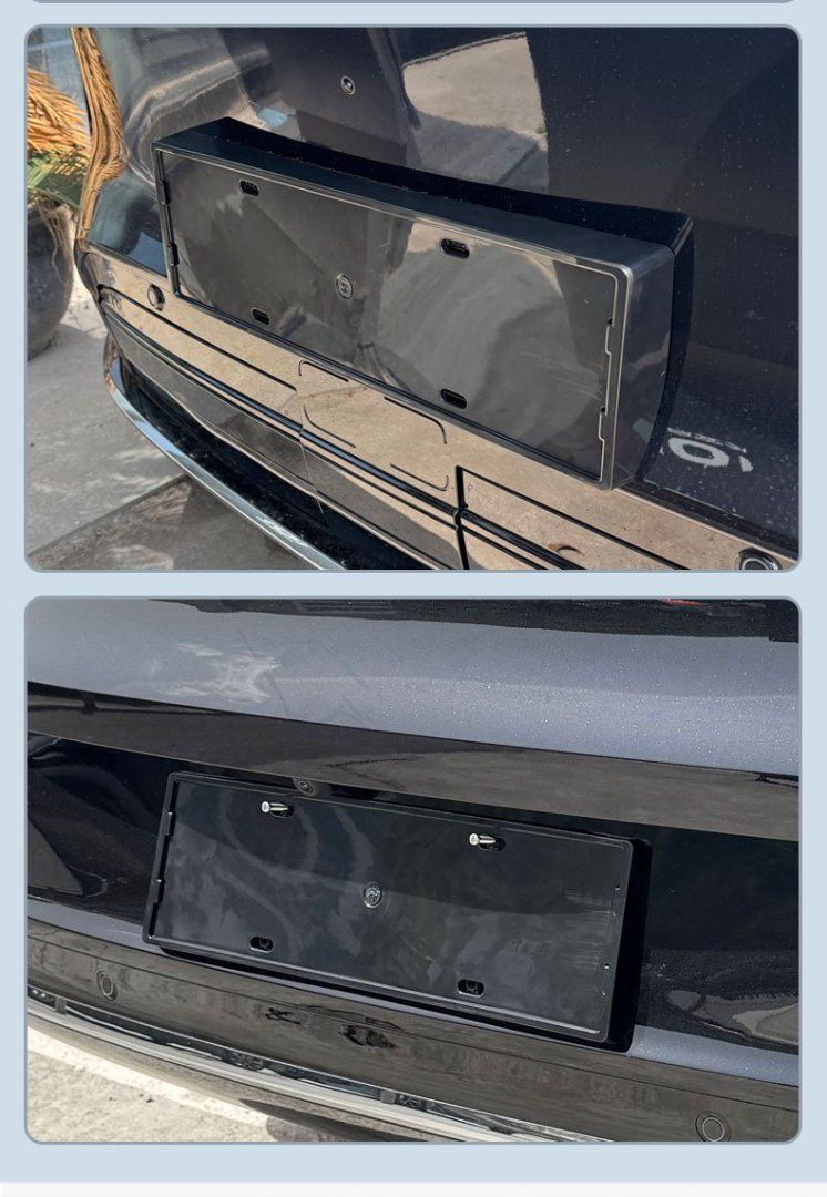 Suitable for 2025 Qiyuan Q07 license plate frame new energy all-wrapped license plate frame green card new traffic regulations license plate