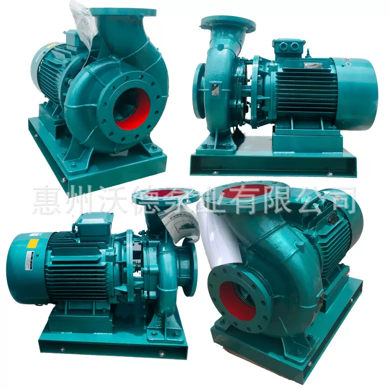 卧式冷冻水泵30kw端吸空调冷却补水系统配套150KQW200-32-30/4