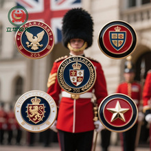 立华军扣 可过欧标皇家狮子图案纽扣特种服军衣扣仪仗制肩扣英伦