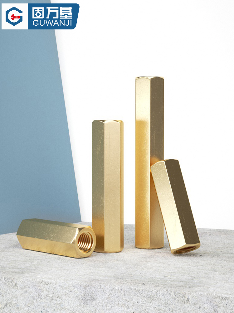 ♔♔双通六角铜柱双头隔离柱螺母柱空心机箱主板电脑螺柱铜柱螺丝
