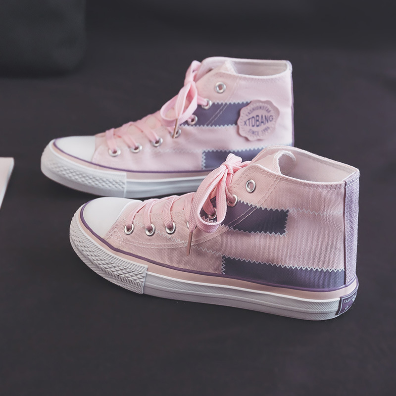 Zapatos de lona de mendigo de alta calidad para mujer, zapatillas versátiles para estudiantes de estilo retro de Hong Kong, Harajuku ulzzang, novedad de 2024