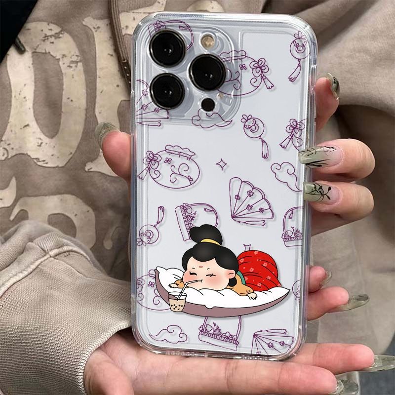 Protective Phone Case For Iphone 16 15 14 13 12 11 Pro Max Milk Tea_voghion.com
