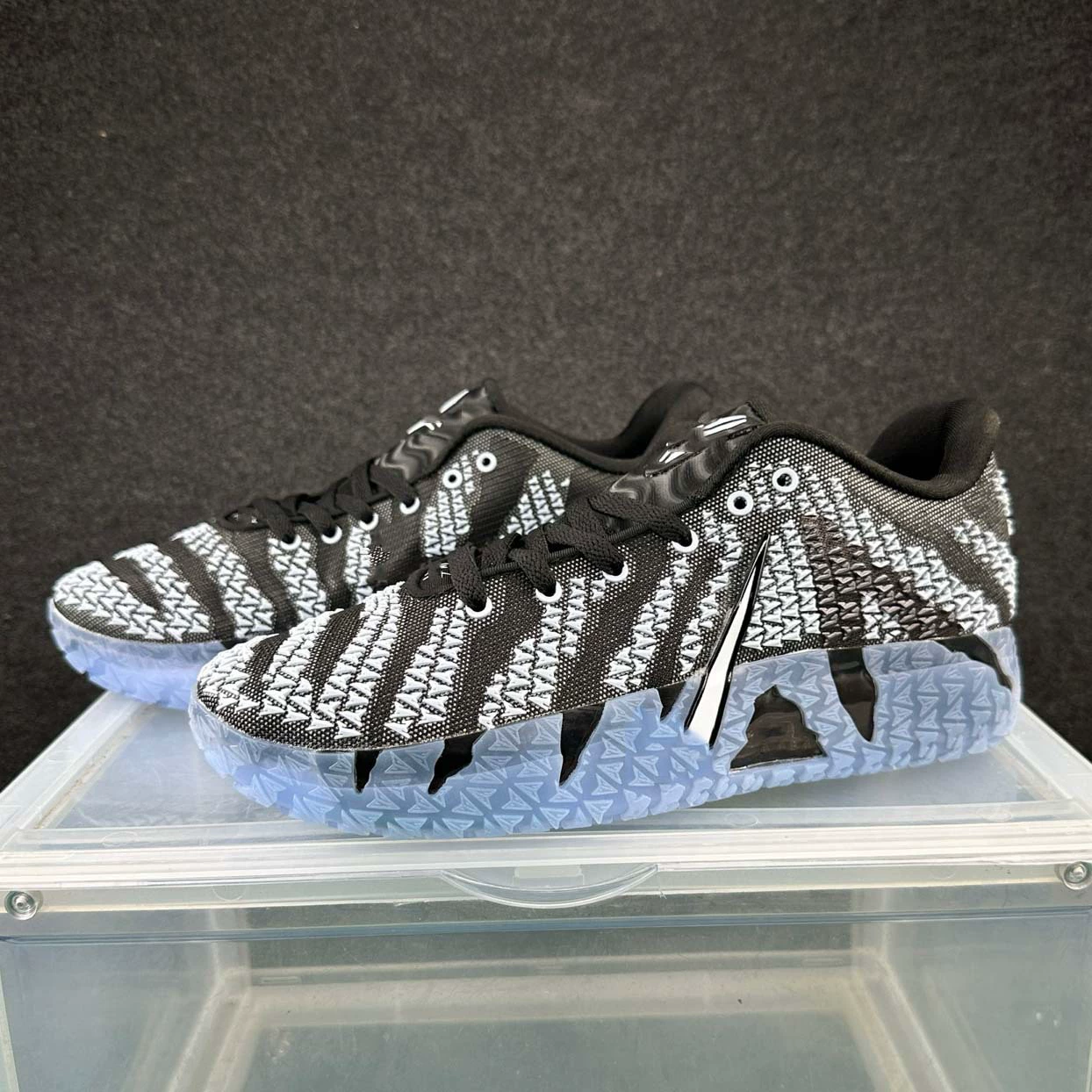 Putian factory foreign trade order Morant 3 basketball shoes blue and yellow mandarin duck sneakers breathable support lightweight sports shoes