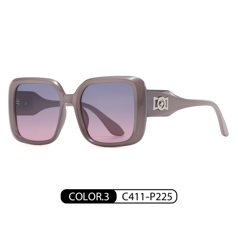 En stock gafas de sol polarizadas al por mayor tendencia de la moda gafas de sol de las nuevas mujeres TR7559 gafas de sol a prueba de sol