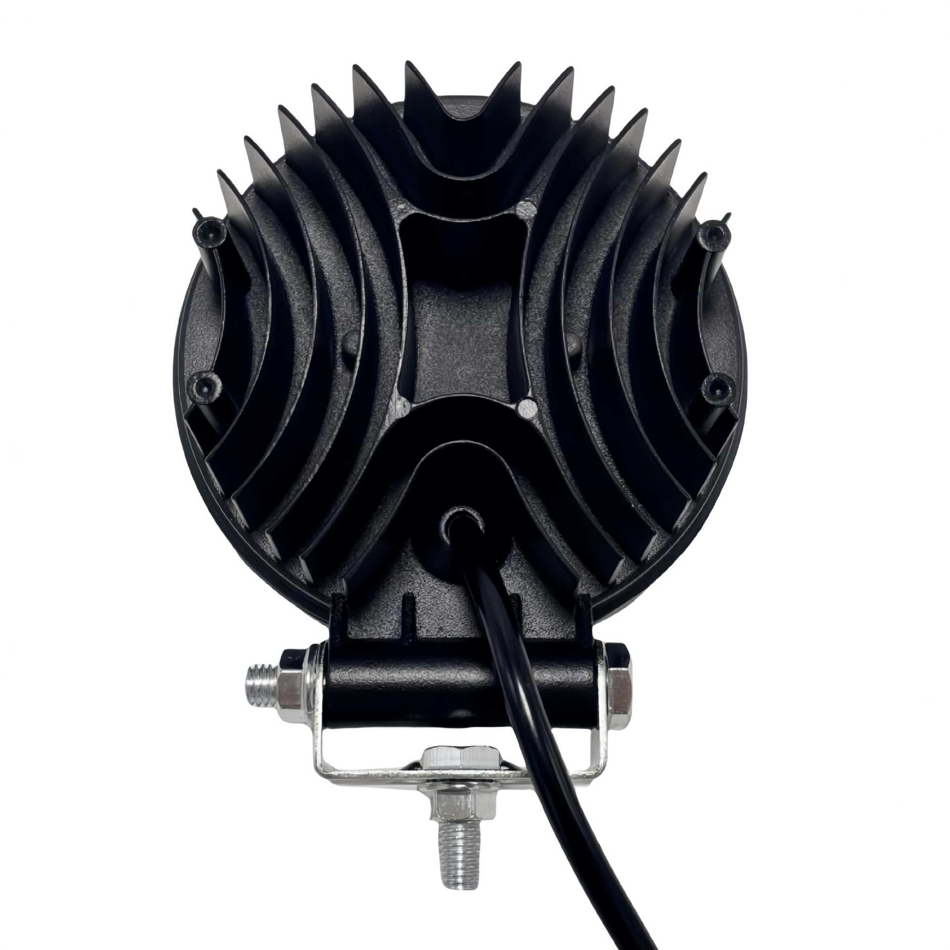 Cross-Border Car Led Spotlight 14 Beads 42W Round Car Front Bumper Light Forklift Light Off-Road Vehicle Work Light Inspection Light