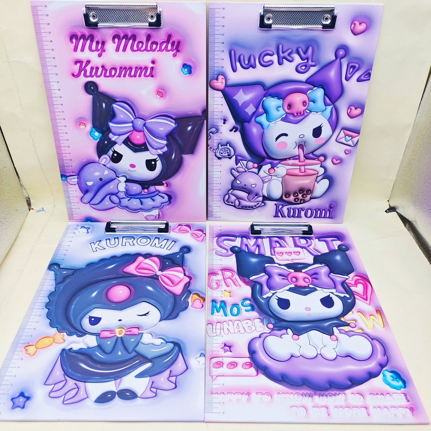 쿠로미 A4 다기능 보드 클립 [랜덤 1개]