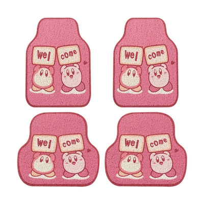 Universal Foot Pad Women, Dirt-Resistant and Non-Slip Mats for the - welcome-card-silk-loop-floor-mats-4-piece-set