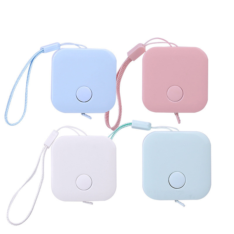 迷你方形卷尺 钥匙扣卷尺  ABS塑料卷尺 新款卷尺