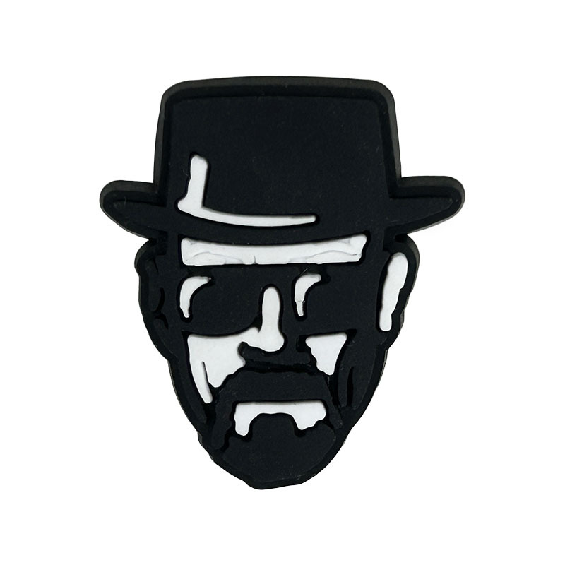 Comercio electrónico transfronterizo al por mayor zapatos de goma suave zapatos de flores accesorios PVC de dibujos animados veneno mortal experto agujero Zapatos de flores hebilla