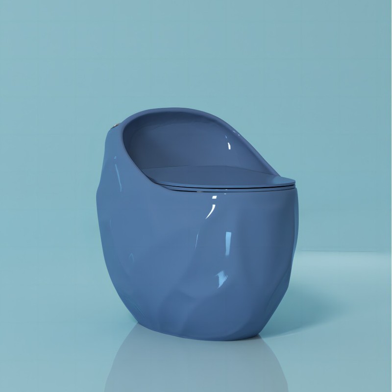 クリエイティブレリーフカラーセラミック便器超旋風サイフォン式静音便器便器家庭用便器外ピン|undefined