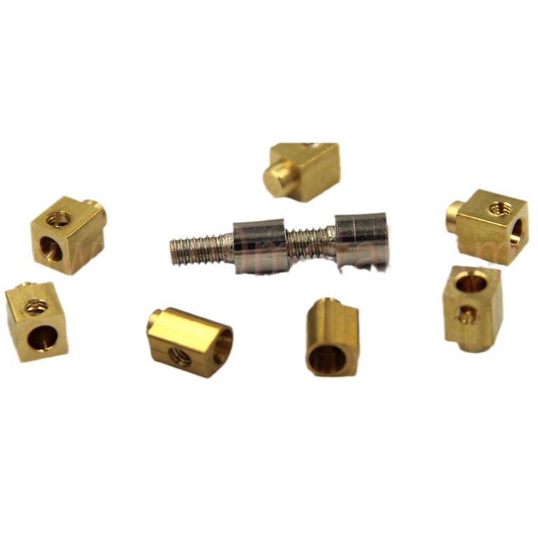 充电铜头 接线柱电极黄铜柱 车床件批量批发接线铜柱车床加工