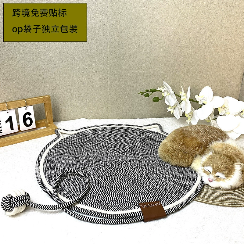 Тканая износостойкая игрушка для сна, кот, можно стирать, для питомца
