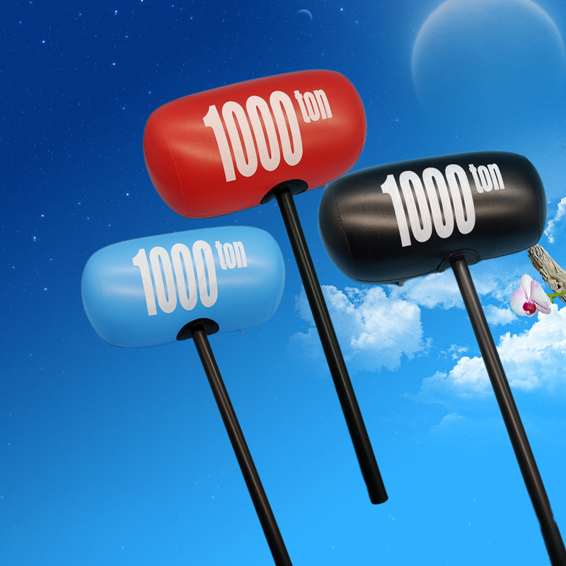 Thickened Large Balloon Inflatable Thousand-Ton Hammer Blowing Inflatable Punishment Interactive Game Toy Hammering Hammer