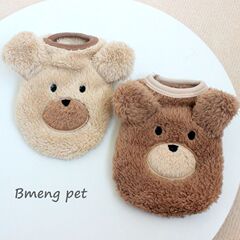 冬服インスタイルプラスベルベット暖かいペット犬かわいい服テディビションプードルシュナウザー服卸売