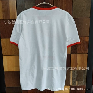 男士美码文化衫T恤专业定制广告衫源头工厂供应全涤满版热升华T恤