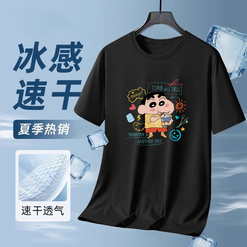 Camiseta de manga corta creativa de diseño de calamar para hombres y mujeres 2026 explosión de impresión pareja de verano camiseta suelta para mujeres