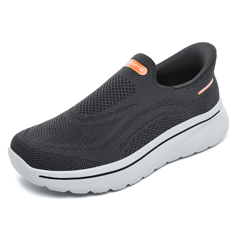 A89 Unisex Flyknit Mesh Shoes Spring/Summer Low-Top Slip-On Lightweight Breathable Running Shoes Casual Sneakers