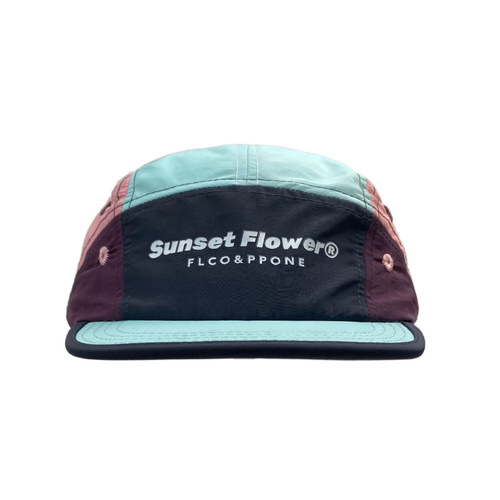 Lightweight Quick-Dry Outdoor Brim Hat, Japanese Style, Unconventional Color Block Five-Panel Hat, Street Letter Sunshade Duckbill Hat for Men and Women
