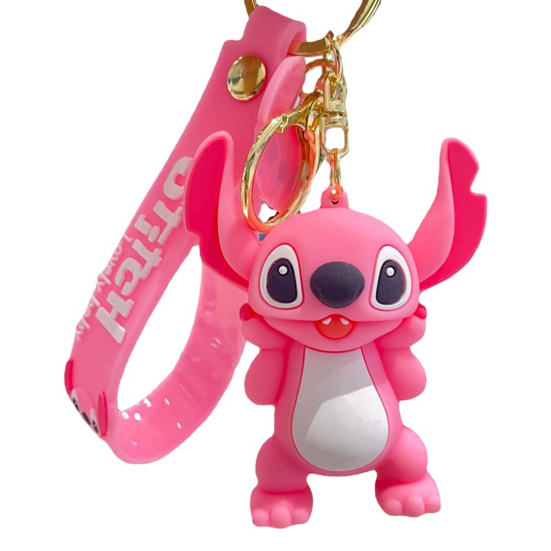 Dibujos Animados puntada llavero lindo muñeca adornos de coche pequeño colgante mochila llavero máquina de la muñeca pequeño regalo