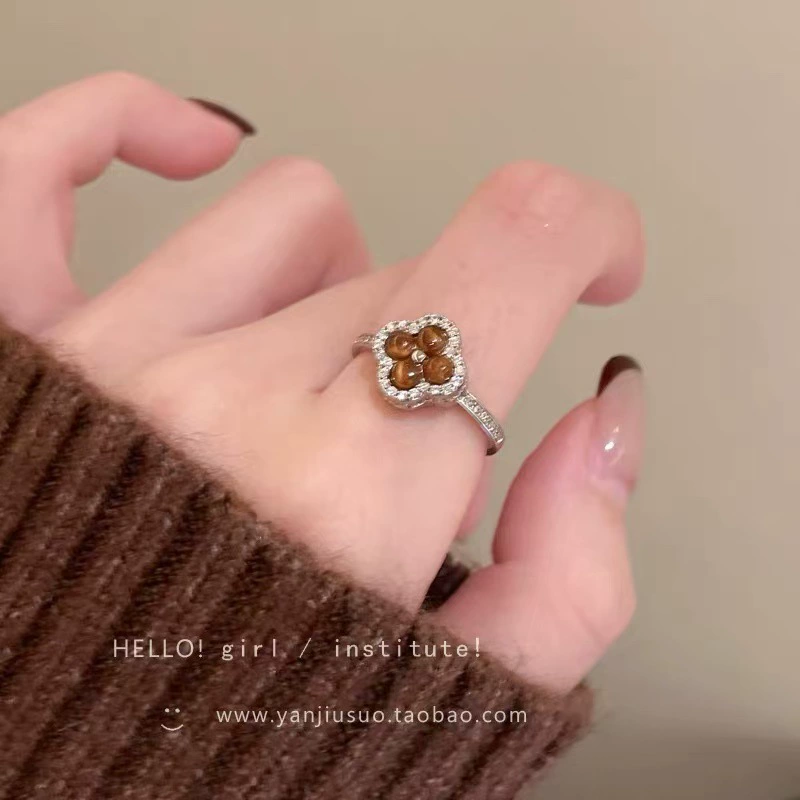 Брендовое небольшое дизайнерское универсальное кольцо, корейский стиль, тренд сезона, высококачественный стиль, для указательного пальца