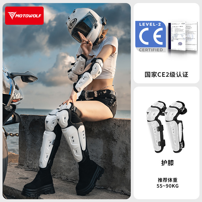 무릎 패드 Haoyuebai CE 인증 쉘 [낙하 방지, 방풍 및 따뜻함]