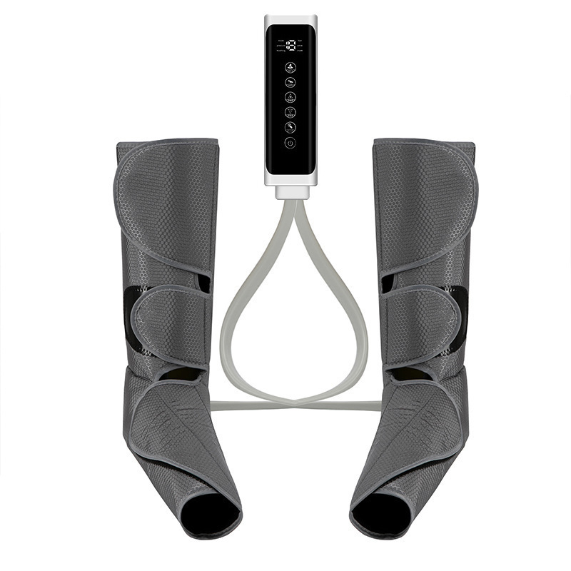 Nueva bolsa de aire de onda de aire de dos secciones de tres secciones masajeador de piernas de rodilla de compresión caliente rodilla de masaje térmico transfronterizo