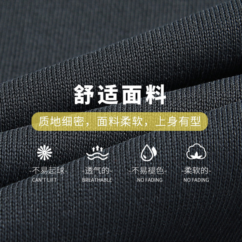 Cardigan de cuello de algodón de color sólido camisa de publicidad chaqueta de trabajo chaqueta de cremallera bordada logotipo personalizado