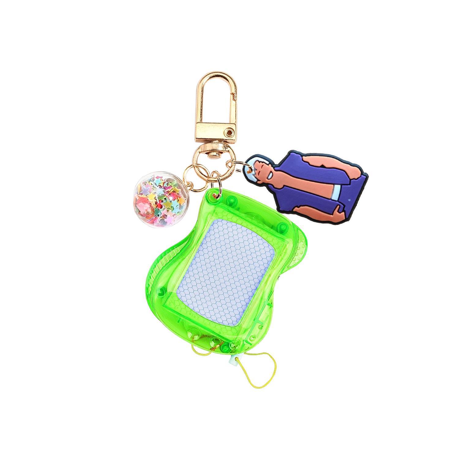 Keychain transfronterizo tablero de escritura magnético Xiyin creativo accesorios de dibujos animados tablero de dibujo tablero de escritura infantil puzzle infantil