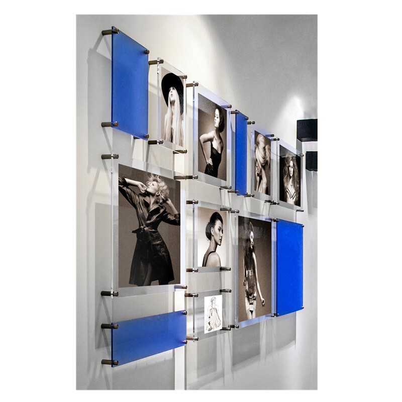 Manufacturer Wholesale Custom Wall Acrylic Photo Frame 6inch 7inch 8inch 10inch Crystal Photo Frame Table