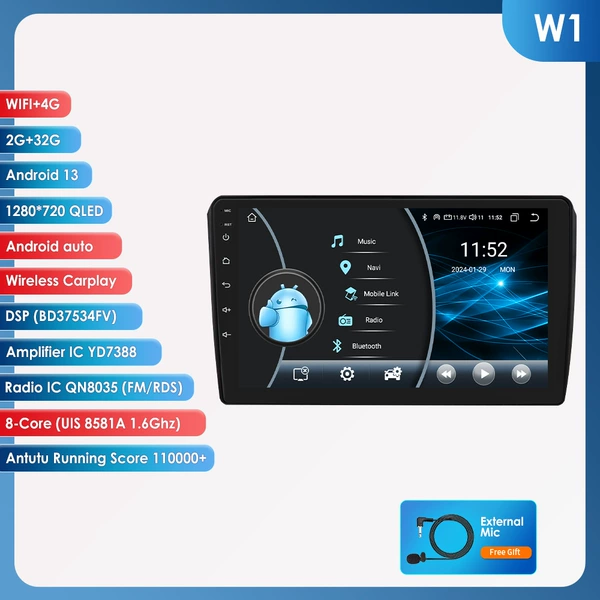 2+32G WiFi+4GLTE Edition 8581A Carplay Octopo