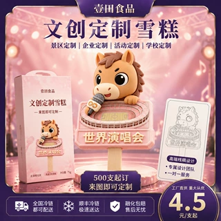 【演唱会专供】音乐节文创定制雪糕冰淇淋老冰棍多口味小批量起