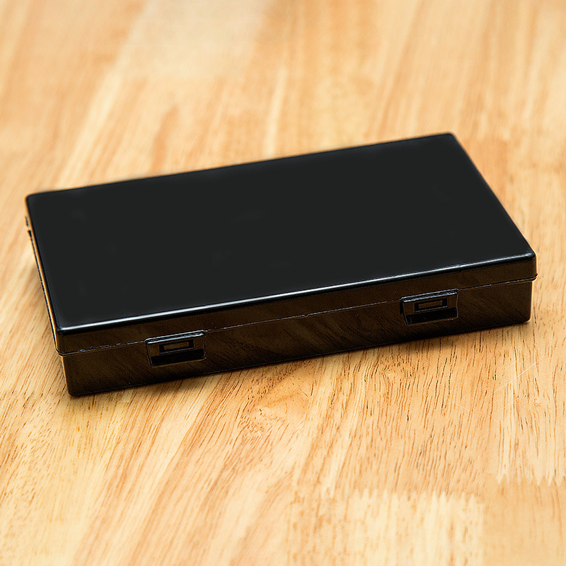 5 rectangular de almacenamiento de plástico transparente caja vacía estudiante papelería herramientas caja de plástico embalaje PP piezas caja de plástico