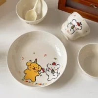 Ceramic tableware, brand home cute set, high quality dinner plate