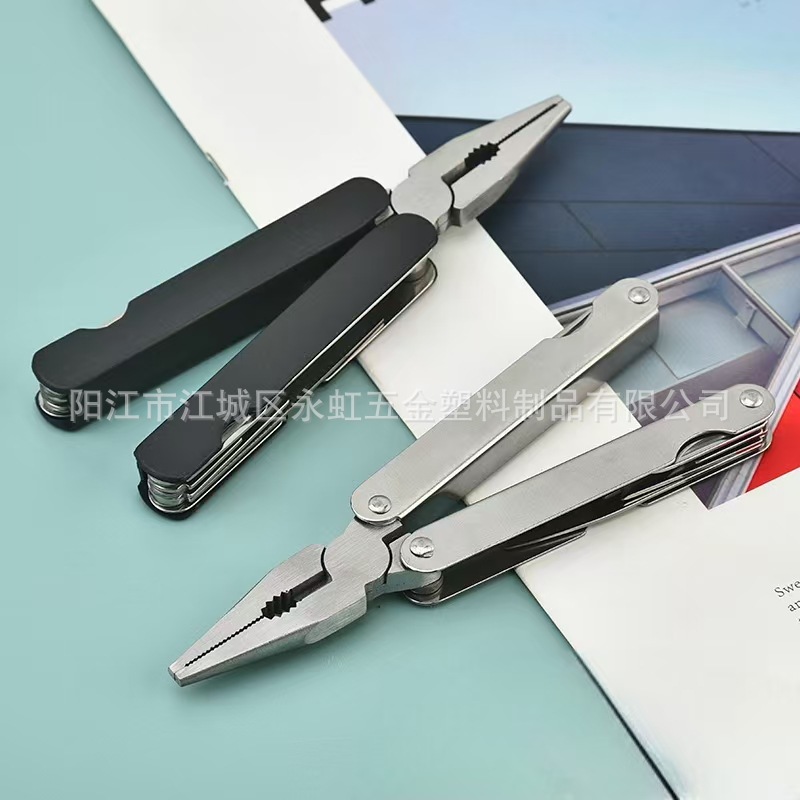 厂家供应多功能不锈钢刀钳户外多功能钳胶柄8712