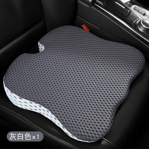 Gray -white slope cushion