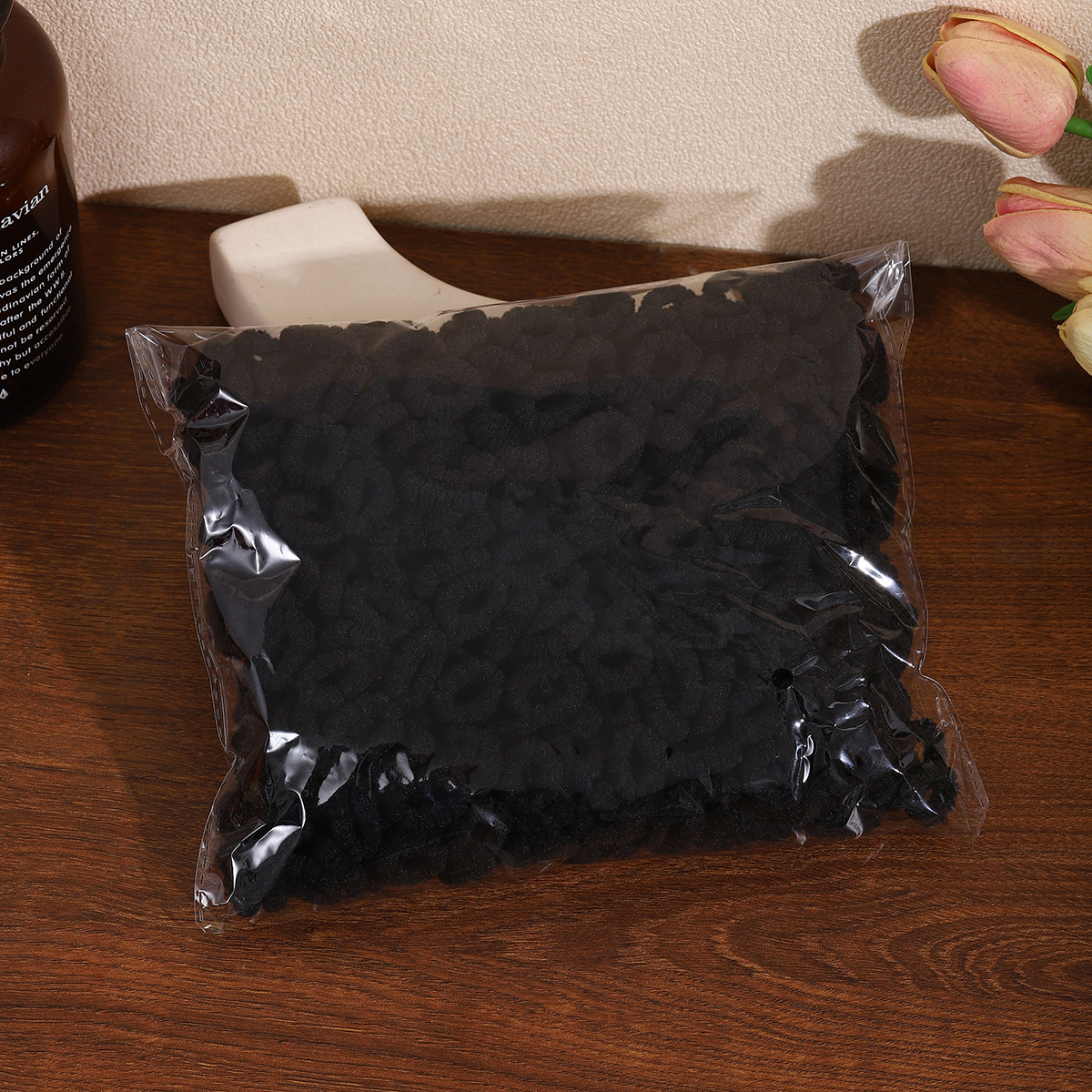 Flores negras 500 bolsas opp