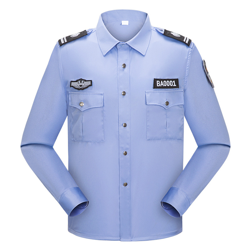 Security Clothing Summer Long-sleeved 2011 Security Work Clothes Property Guard Security Uniform High-count Cotton Short-sleeved Shirt