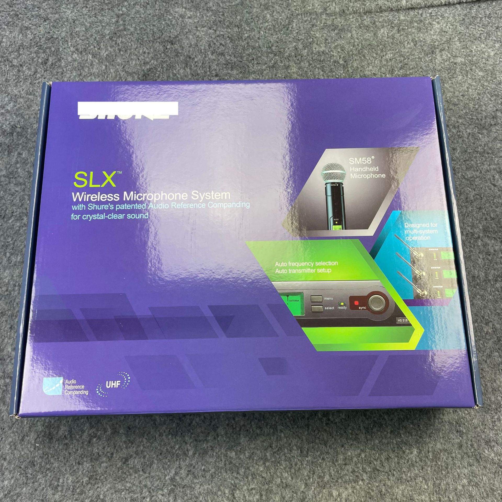 Simsiz mikrofon dəsti SLX24 SM58, əl mikrofonu, canlı yayım üçün