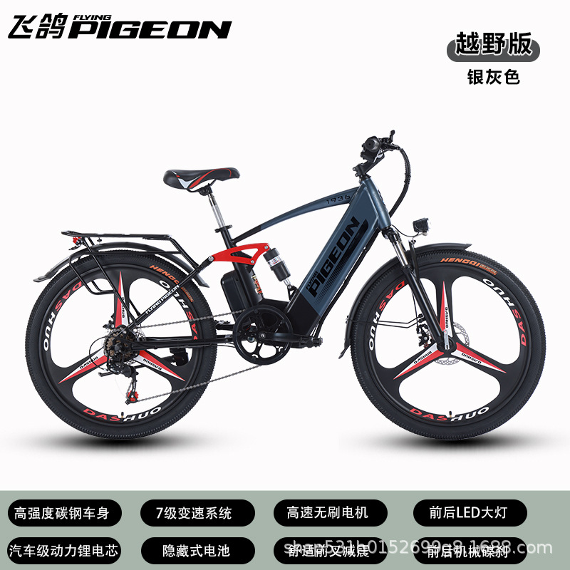 bicicletas eléctricas asistidas por paloma de litio bicicletas de montaña de alta duración para hombres y mujeres bicicletas de batería para adultos motocicletas de batería image 17