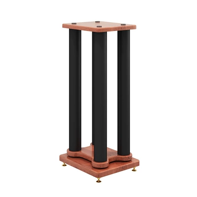 Audio Tripod Shock-Absorbing Base: Electric car big tripod - 70-high-pair-of-small-cylinders-upper-support-2025-nan-wood-color