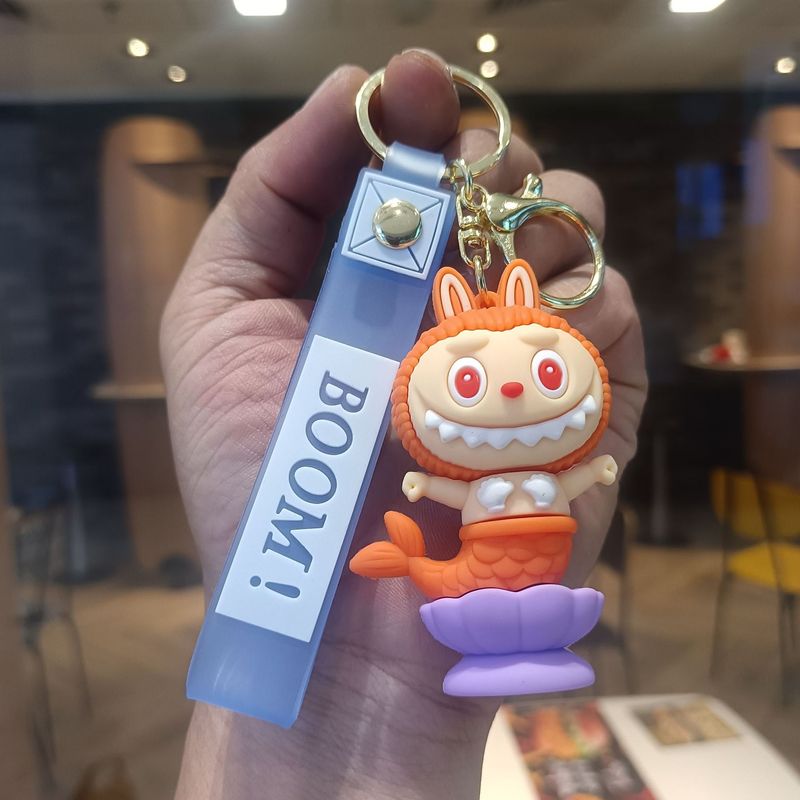 クリエイティブホットスタイルラブブキーホルダー漫画リトルシープペンダントおもちゃベビーグラバーかわいいキーチェーンリング卸売|undefined