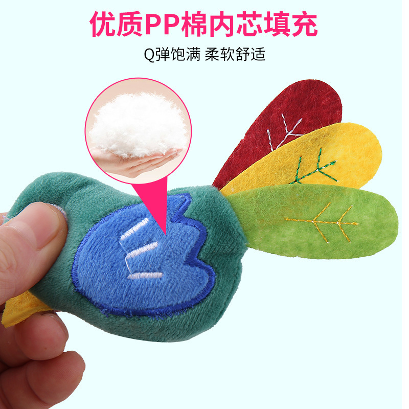 Juego de Juguetes y Túnel para Gatos de Fieltro con Menta para Gatos