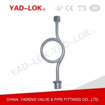 YADLOK亚登不锈钢内外丝压力表缓冲管（虹吸） 表弯