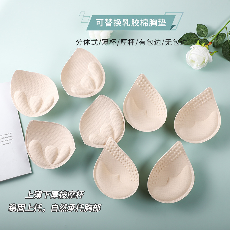 Top with cups, thin breast pads, changeable bra, underwear, custom-made, beautiful back