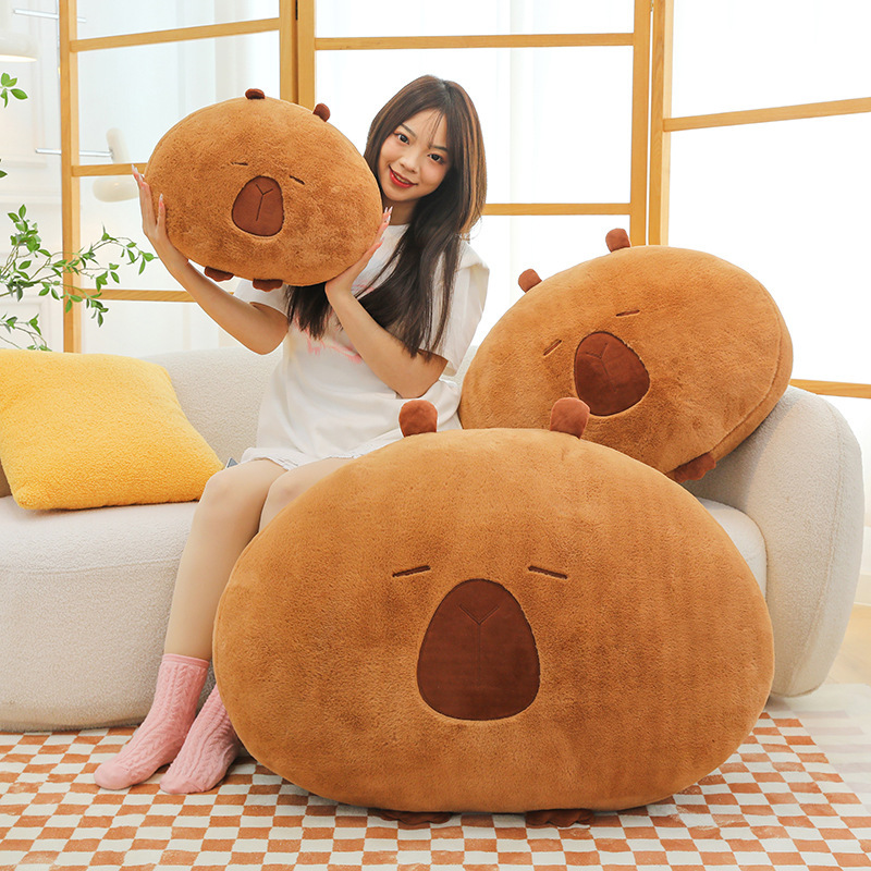 Trendy Capybara Sofa Cushion, Minimalist Nordic Style Living Room Throw Pillow, Dormitory Bedroom Bay Window Decoration Trendy Capybara Sofa Cushion, Minimalist Nordic Style Living Room Throw Pillow, Dormitory Bedroom Bay Window Decoration