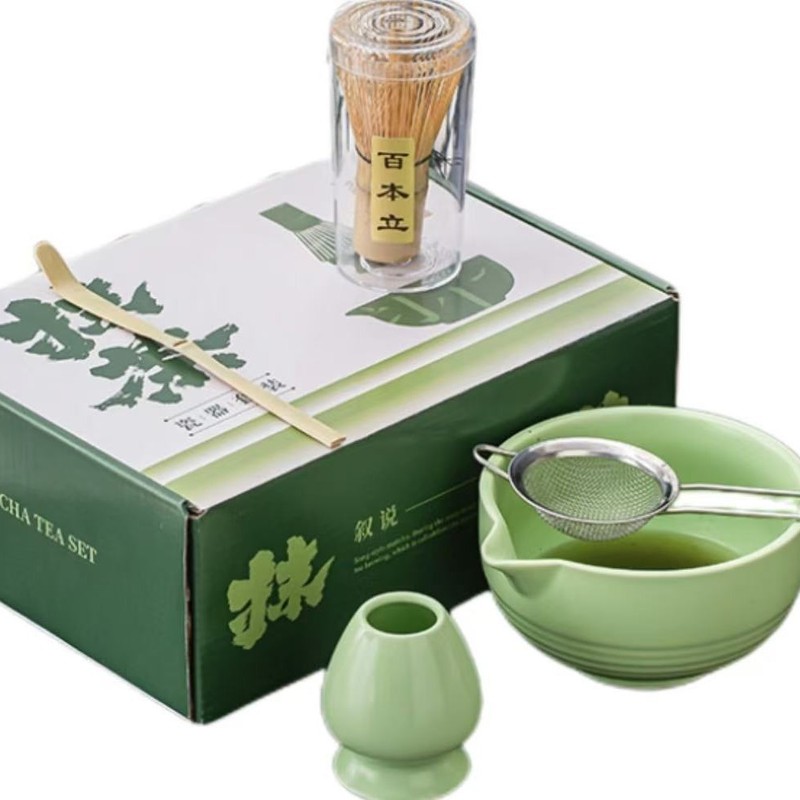 茶茶道搅拌筅点刷本立抹茶工具茶抹茶白竹十百八竹制日式配件茶具|undefined