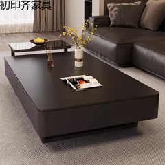 简约意式茶几家具客厅家用简约风轻奢高级感小户型茶几大理石茶几