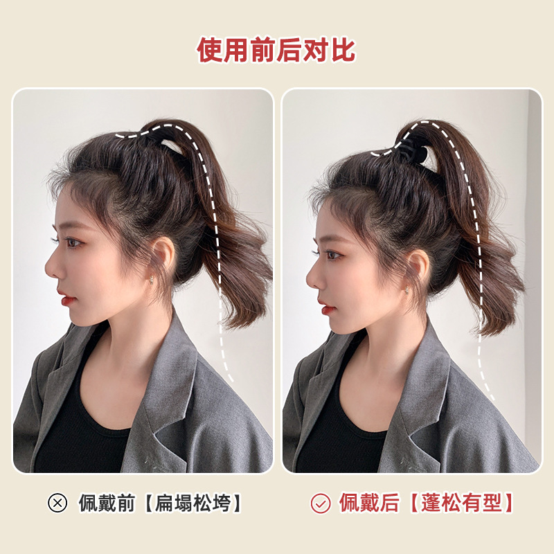 高馬尾固定神器ヘアピン中号クリップ後頭部爪クリップ前髪側髪カードシャーククリップ頭飾り|undefined
