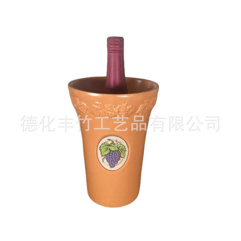 Terracotta Wine Bottle Cooler Terracotta Wine Bottle Cooler Kitchenware Decorative Tableware Holder