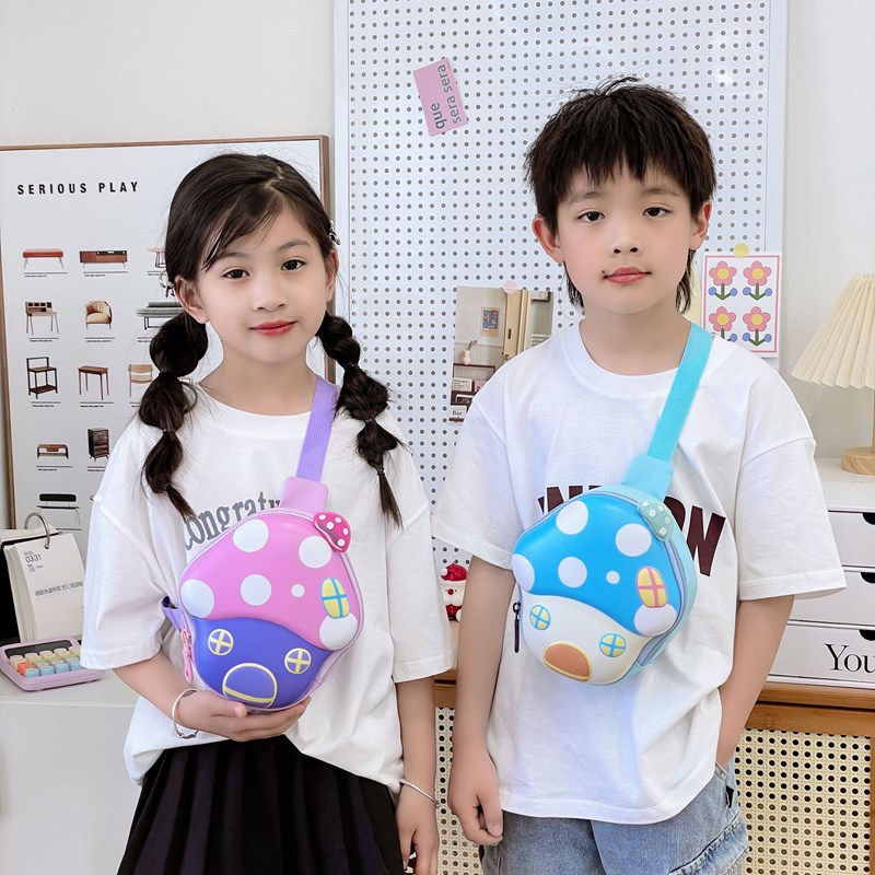Mochila de pecho de niños, mochila de cáscara de huevo de dibujos animados, jardín de infantes, mochila de hombro para niños y niñas, bolso de cambio de cáscara dura